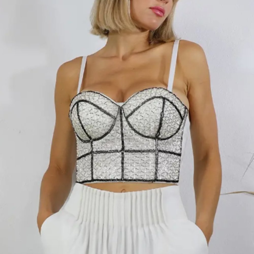 Rhinestone bustier - Picture 3 of 3